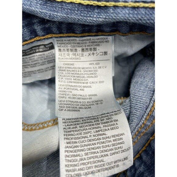 Levi's 541 Jeans Men's Size 36x30 (33x28) Blue Athletic Taper Fit Faded Stretch - Picture 6 of 11